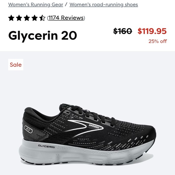 Women’s Brooks Glyerin 20; Limited Edition- used in good shape - Picture 1 of 14